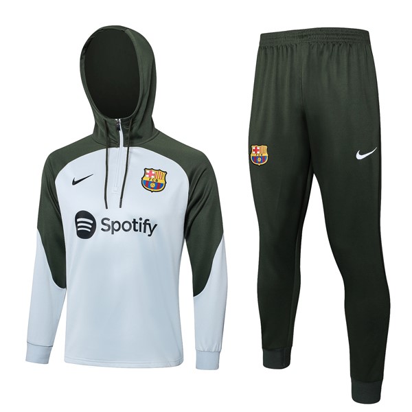 Sudadera Con Capucha Barcelona 2024 Gris